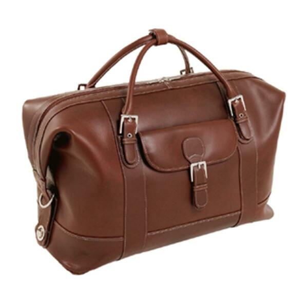 Siamod McKlein Amore Cognac Leather Duffle Bag 25084